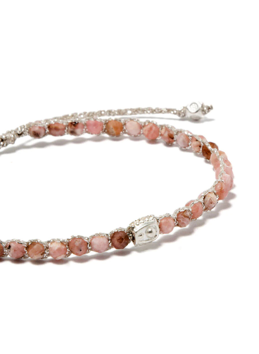 Rhodochrosite Bracelet | Silver