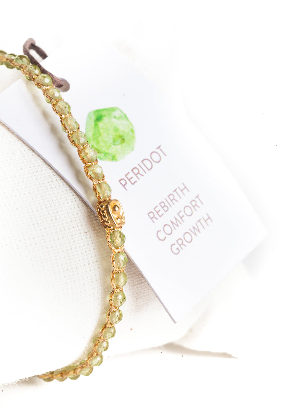 Pulsera de Peridoto | Oro