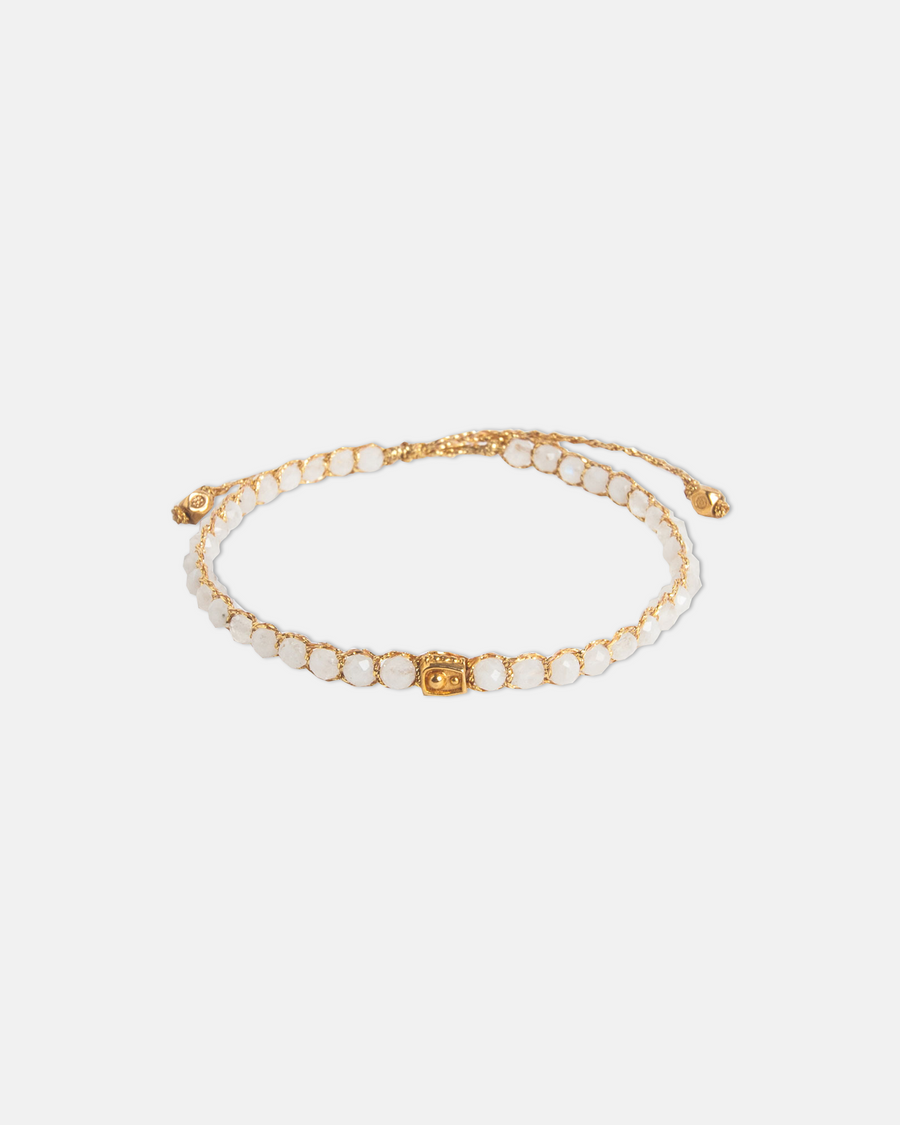 Pulsera de Piedra Lunar | Oro